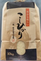 こだわり米 新潟こしひかり *減農薬、減化学肥料栽培